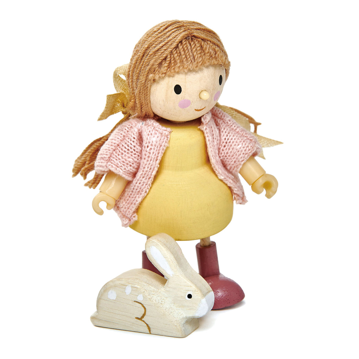 Tender Leaf Toys poppenhuis popje Amy en haar konijntje