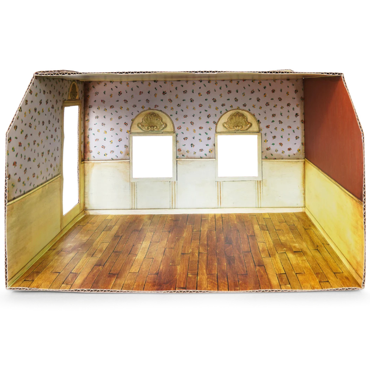 Kartonnen Miniatuur Woonkamer
