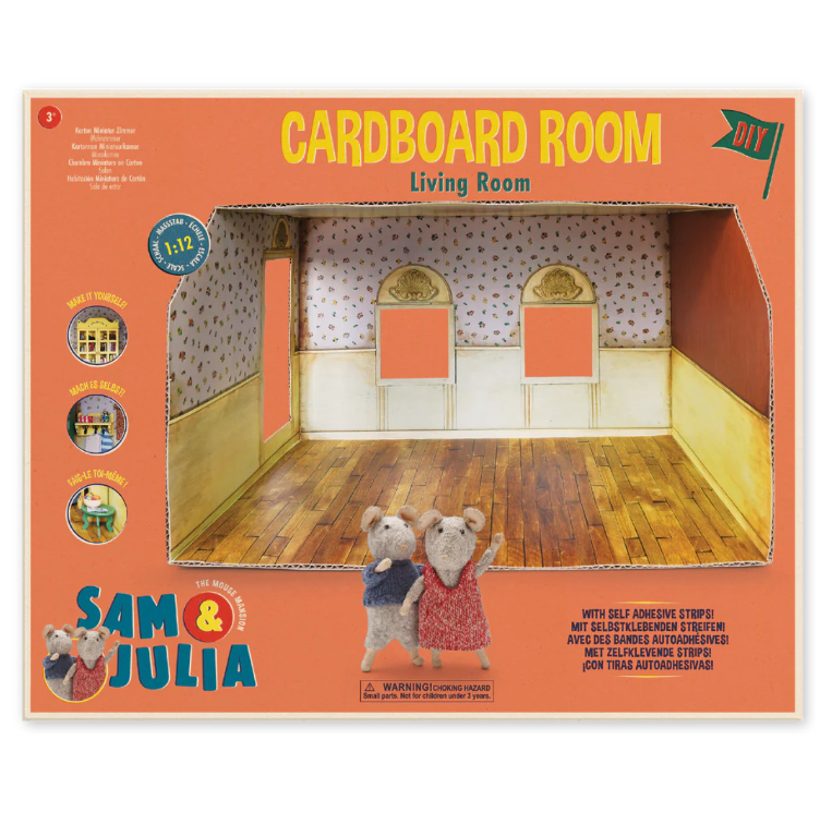 Kartonnen Miniatuur Woonkamer
