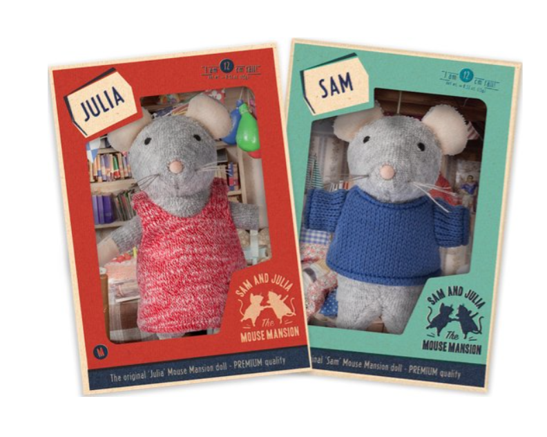 Knuffelmuisjes Sam & Julia | Het Muizenhuis