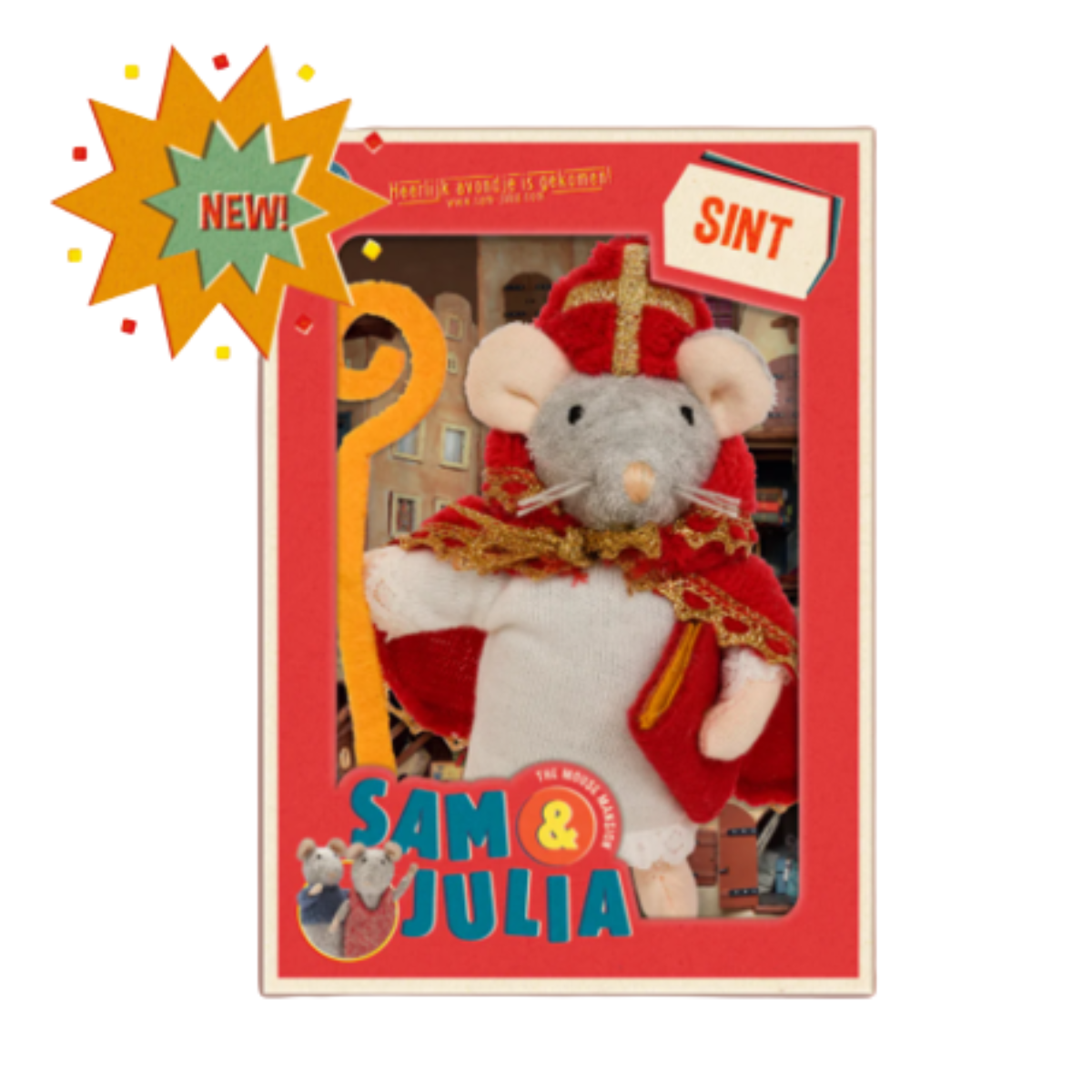 Sinterklaas muis Muizenhuis in verpakking